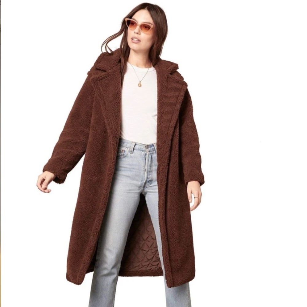 BB Dakota Paddington Coat Dark Chocolate